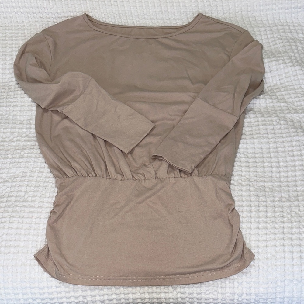 Elegant Tan Women's Top